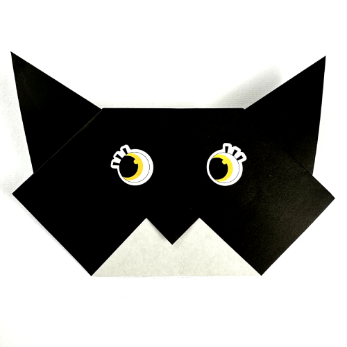 easy origami cat face