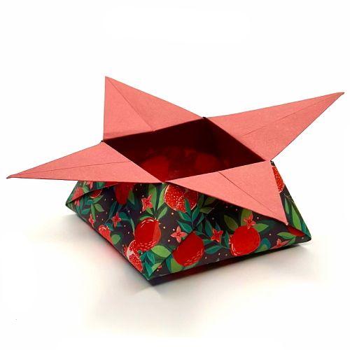 easy origami star box