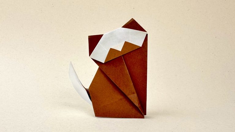 easy origami cat