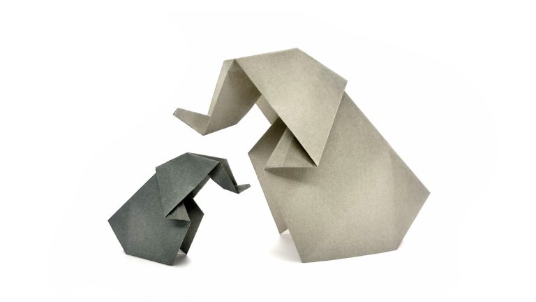 origami elephants