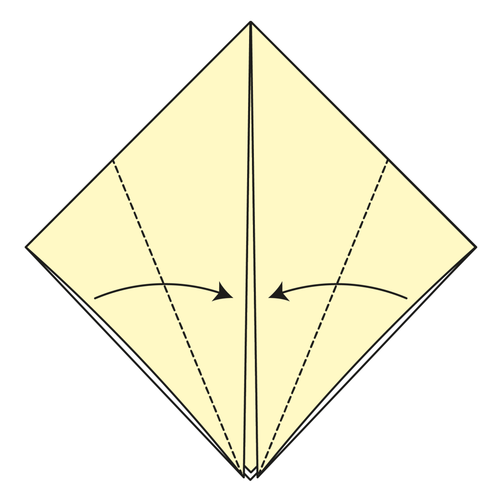 origami rabbit diagram step 3