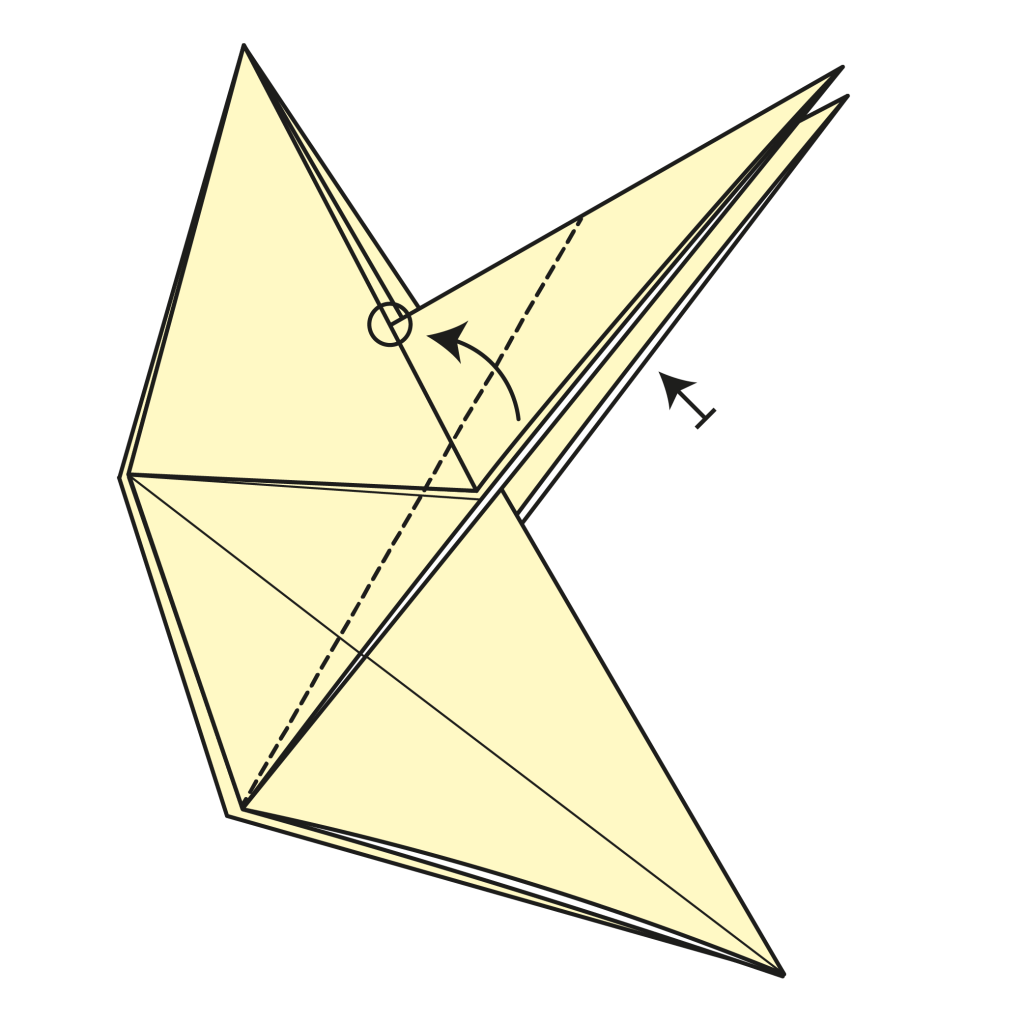 origami rabbit diagram step 9