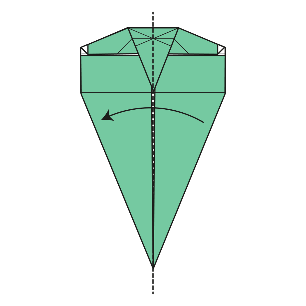 origami snake diagram step 17