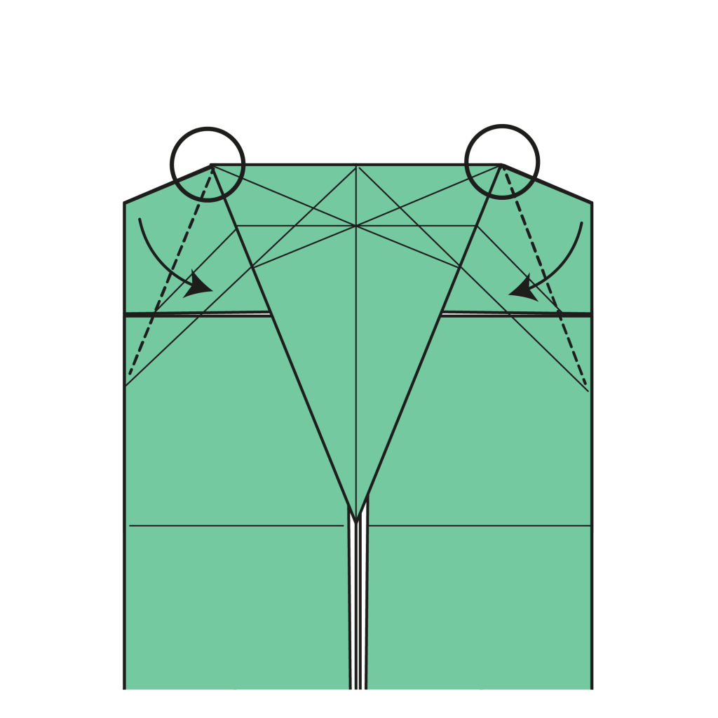 origami snake diagram step 21