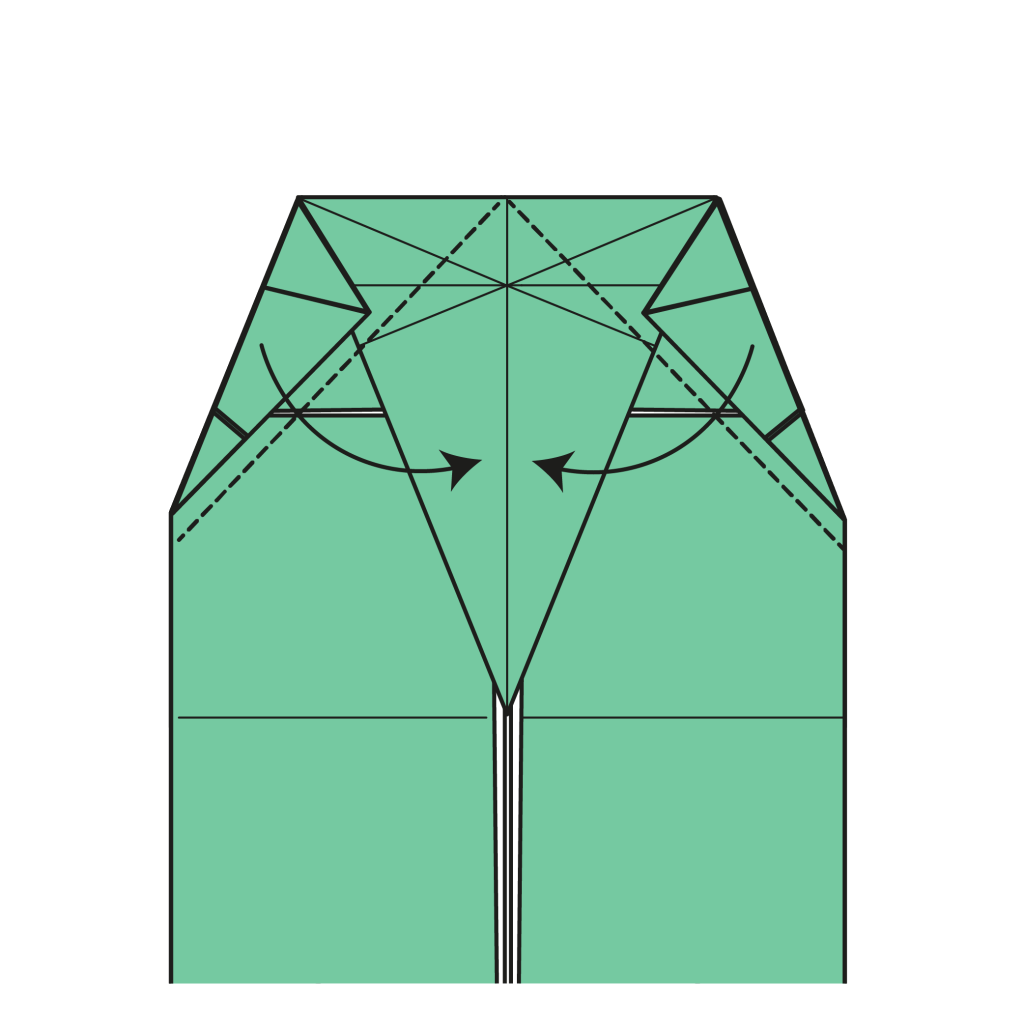 origami snake diagram step 22