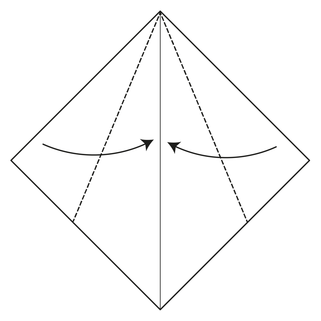 origami snake diagram step 3