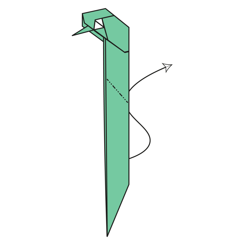 origami snake diagram step 31