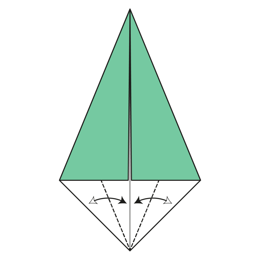origami snake diagram step 4