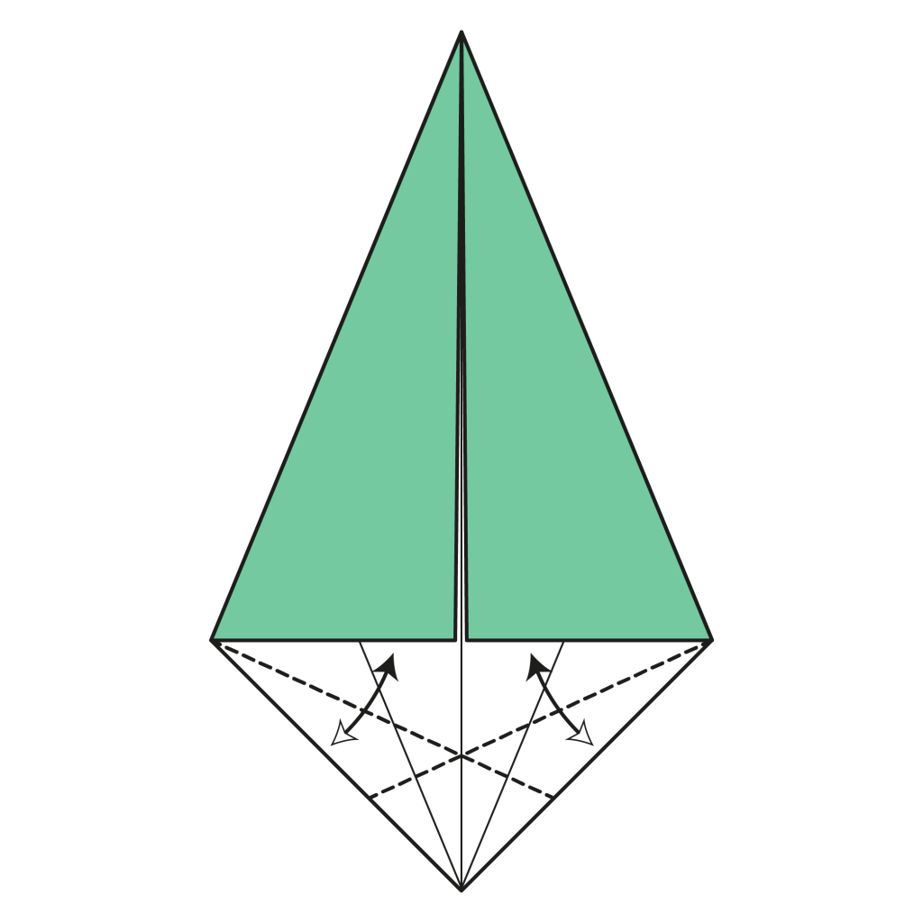 origami snake diagram step 5