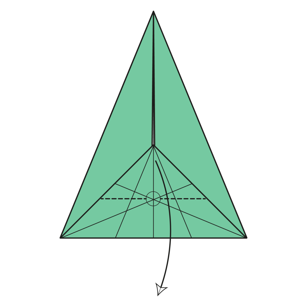 origami snake diagram step 7