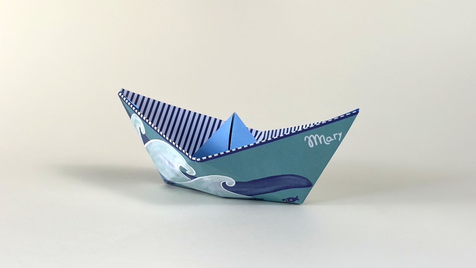 traditional origami boat