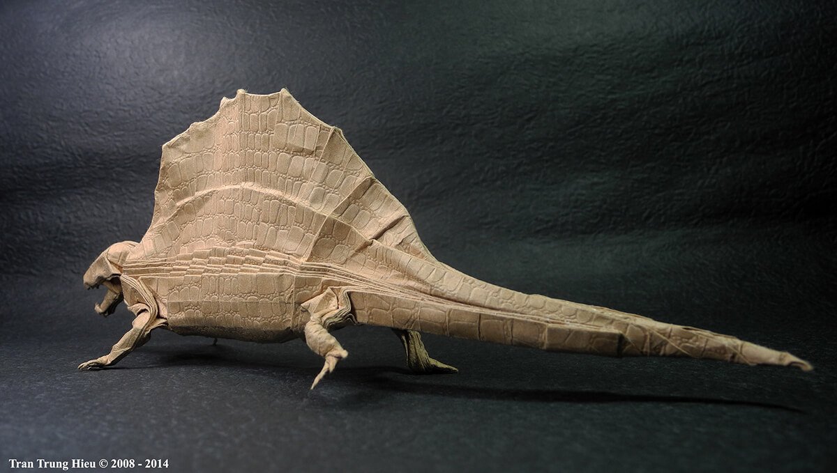 Origami Dimetrodon