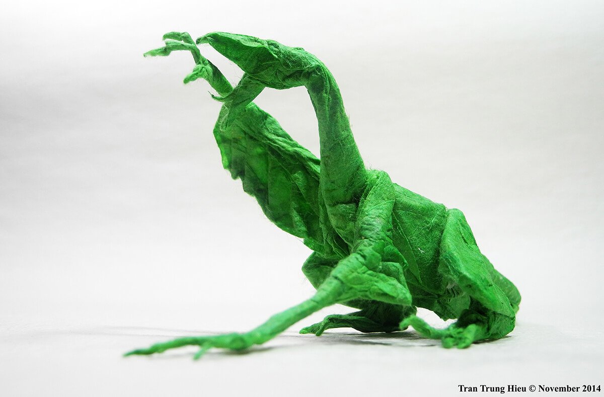 Origami Dromaeosaurus