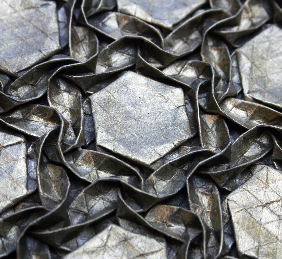 Gold Origami Tessellation