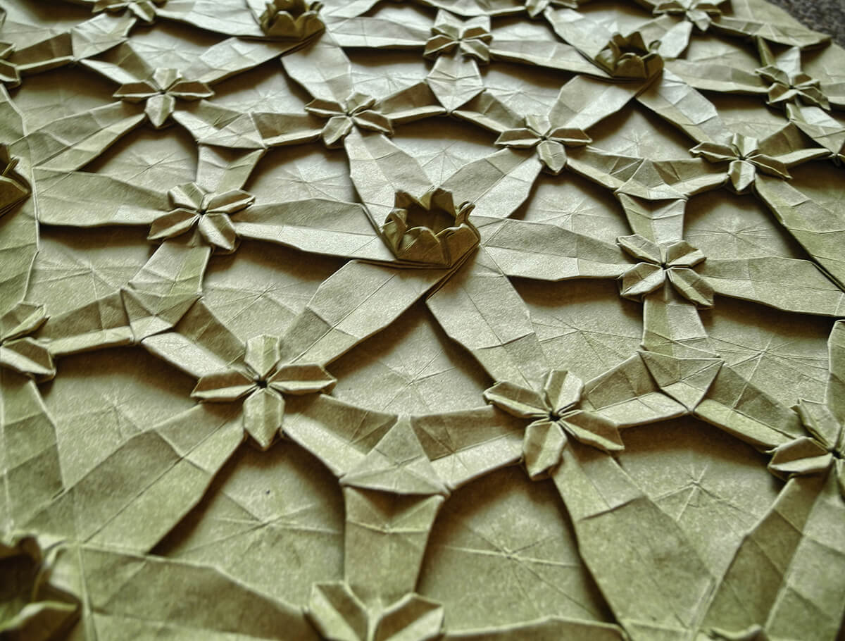 Hydringringea Origami Tessellation by Robin Scholz