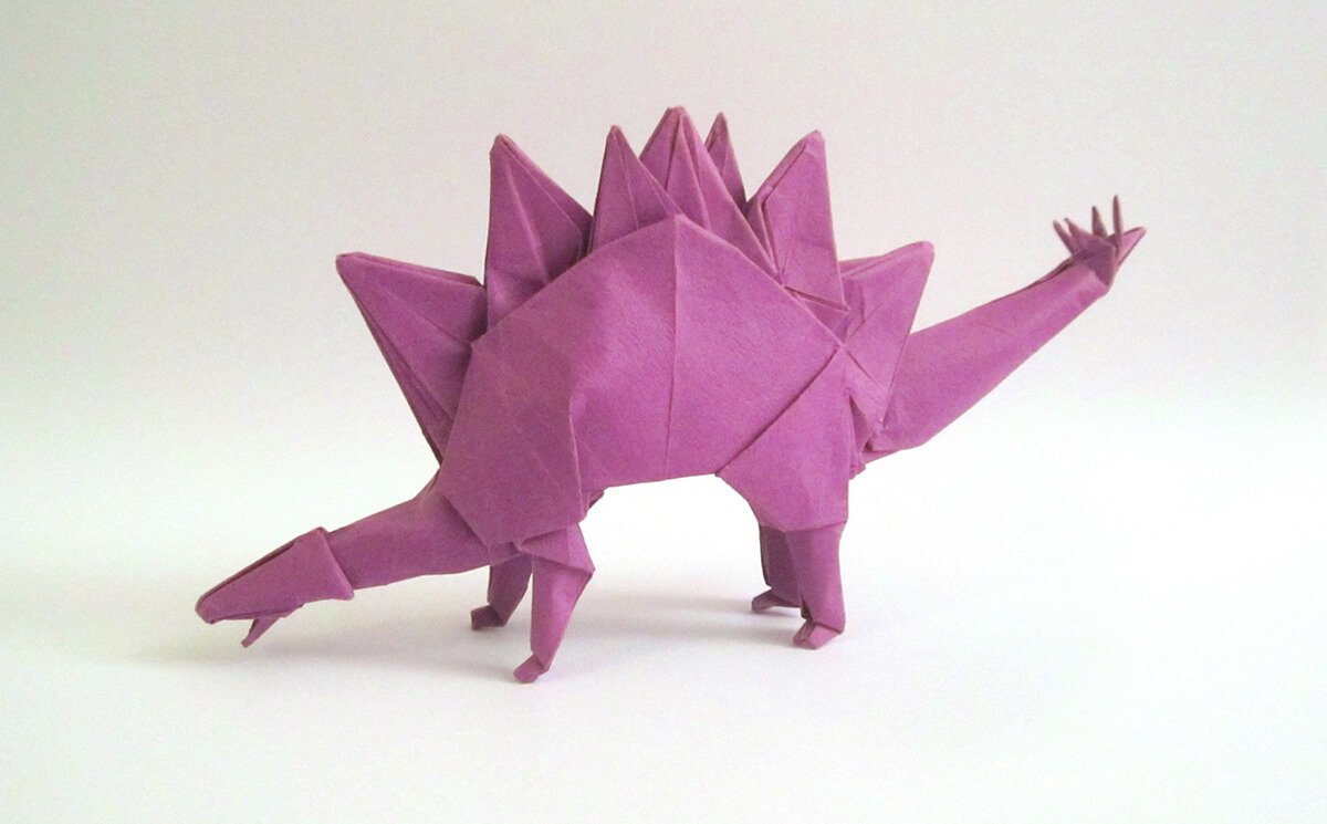Origami Stegosaurus
