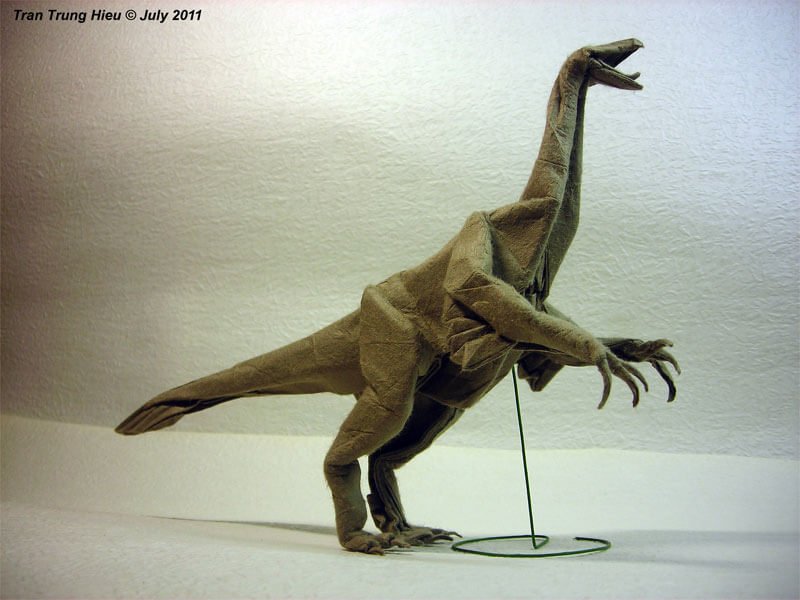 Origami Therizinosaurus Cheloniformis