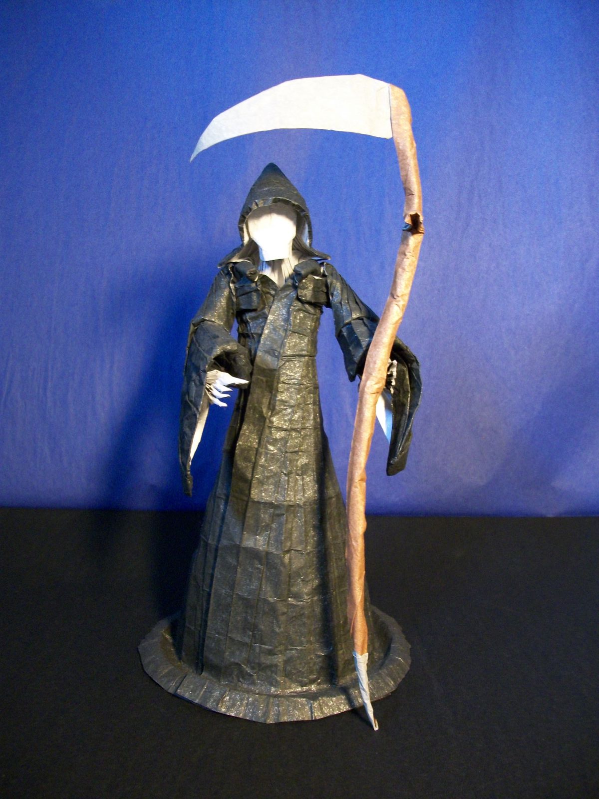 Origami Grim Reaper by Hubert Villeneuve