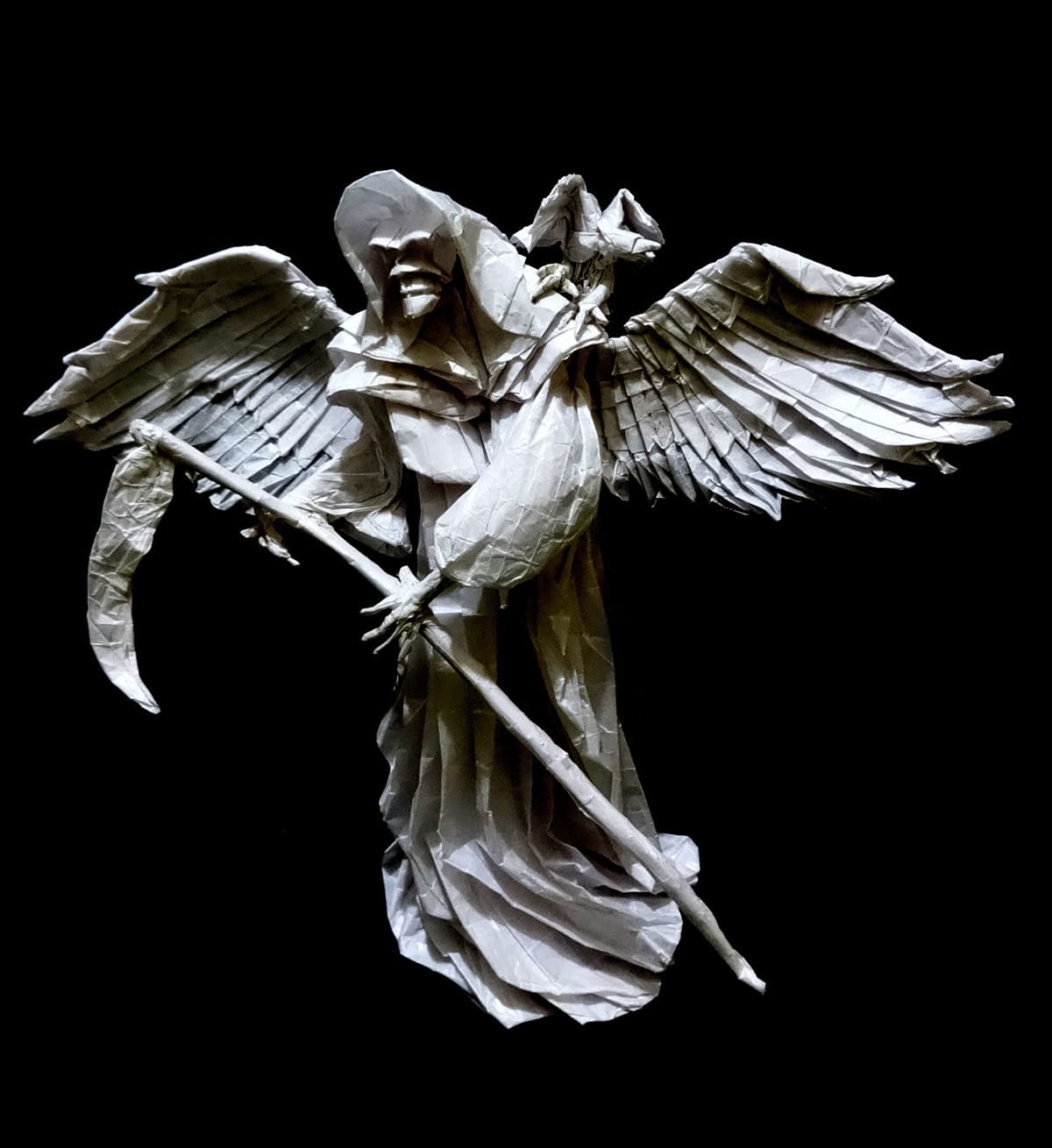 Origami Grim Reaper by Neelesh Kumar