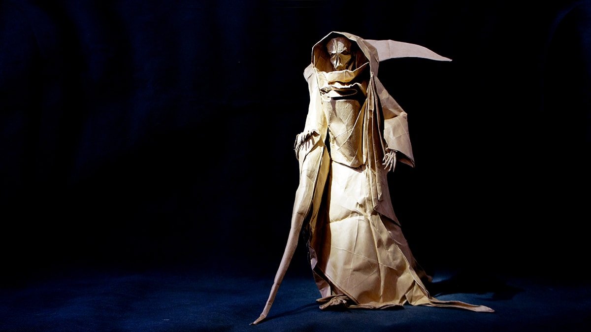 Origami Grim Reaper by Tong Liu