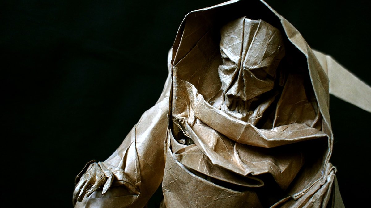 Origami Grim Reaper by Tong Liu