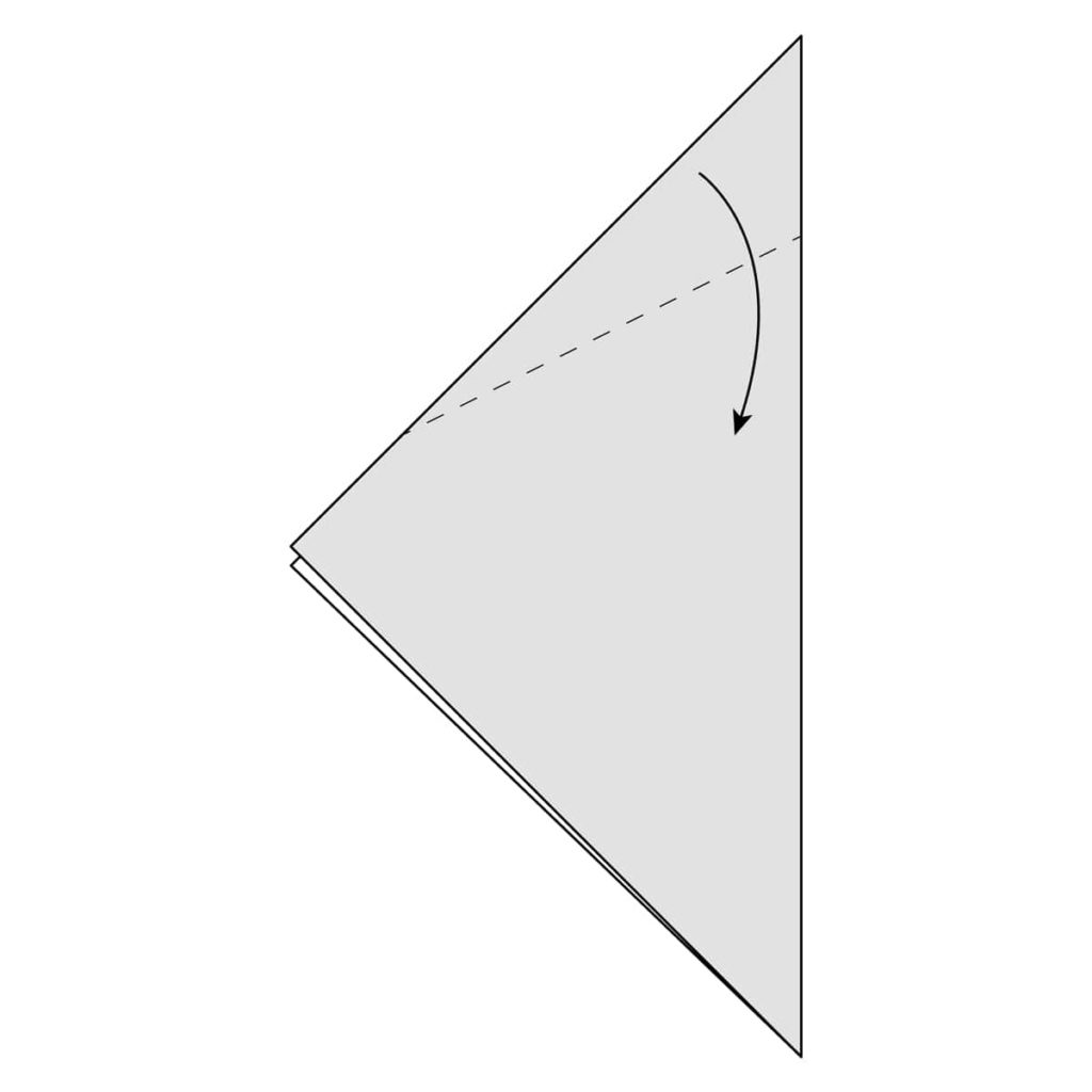 Outside Reverse Fold Step 2
