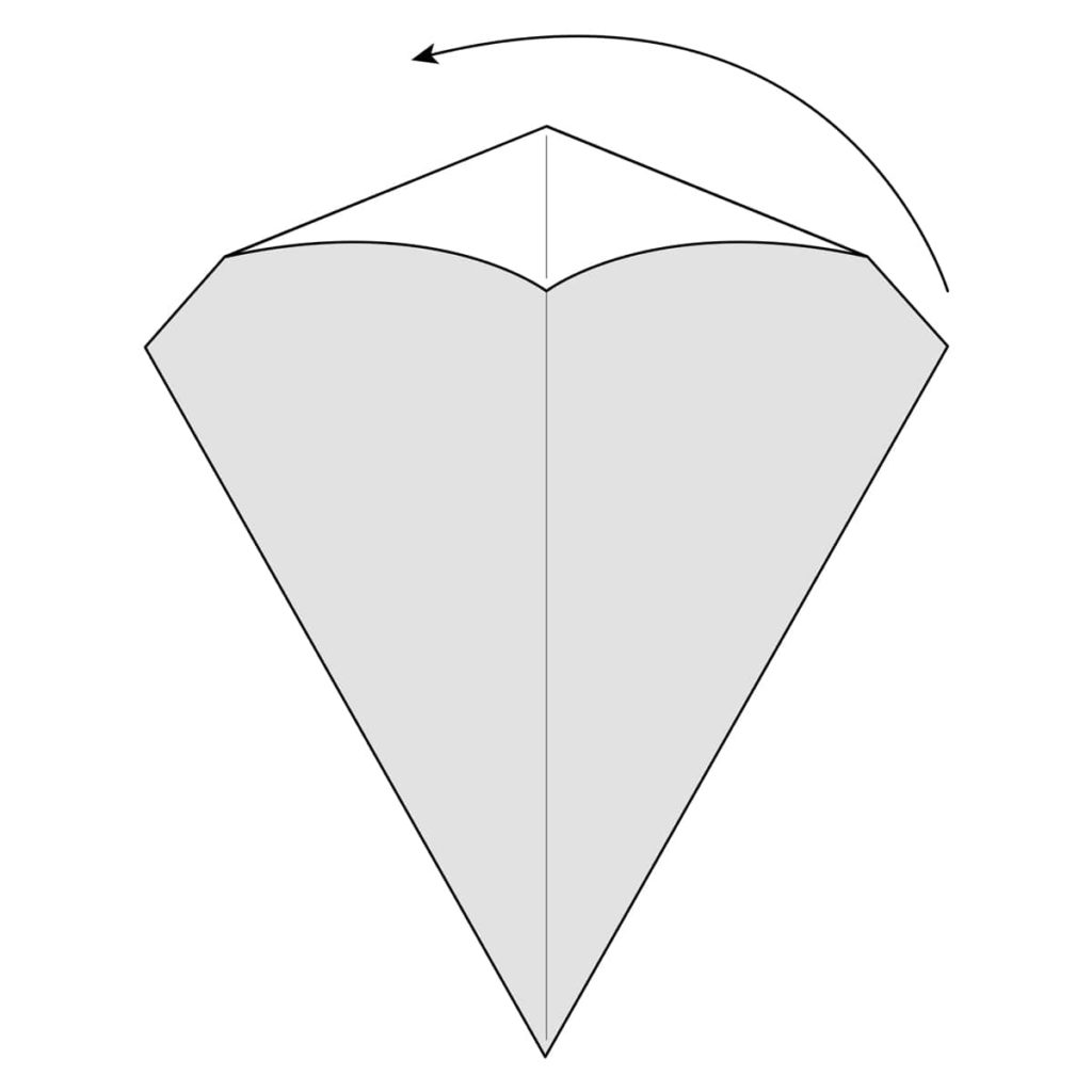 Outside Reverse Fold Step 9