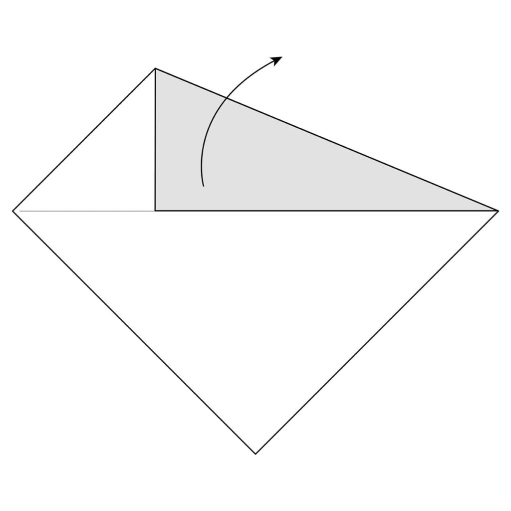 Rabbit Ear Fold Step 3