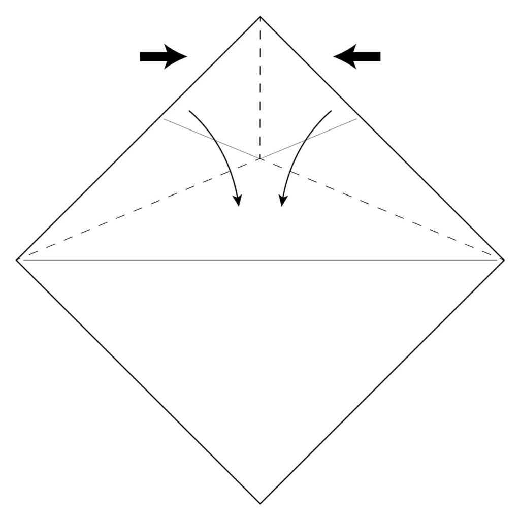 Rabbit Ear Fold Step 6