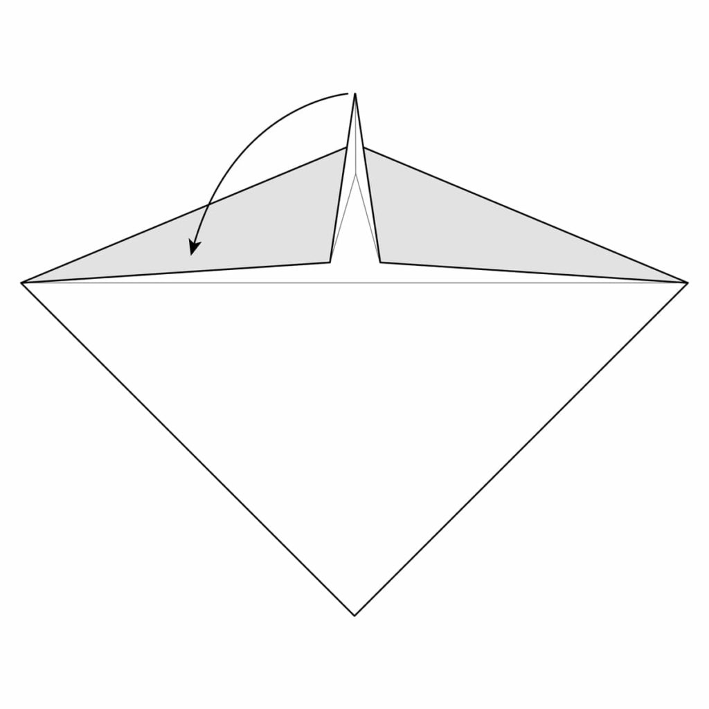 Rabbit Ear Fold Step 7