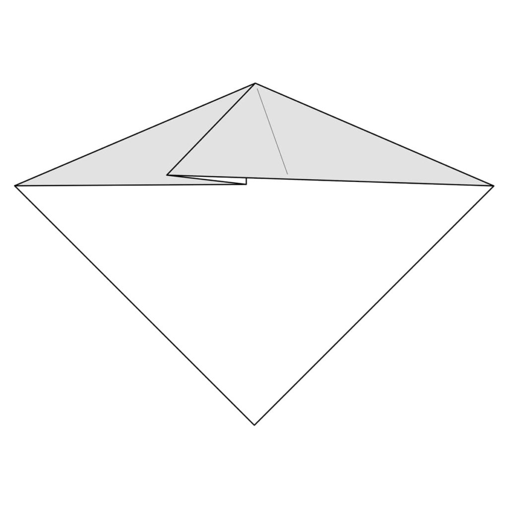 Rabbit Ear Fold Step 8