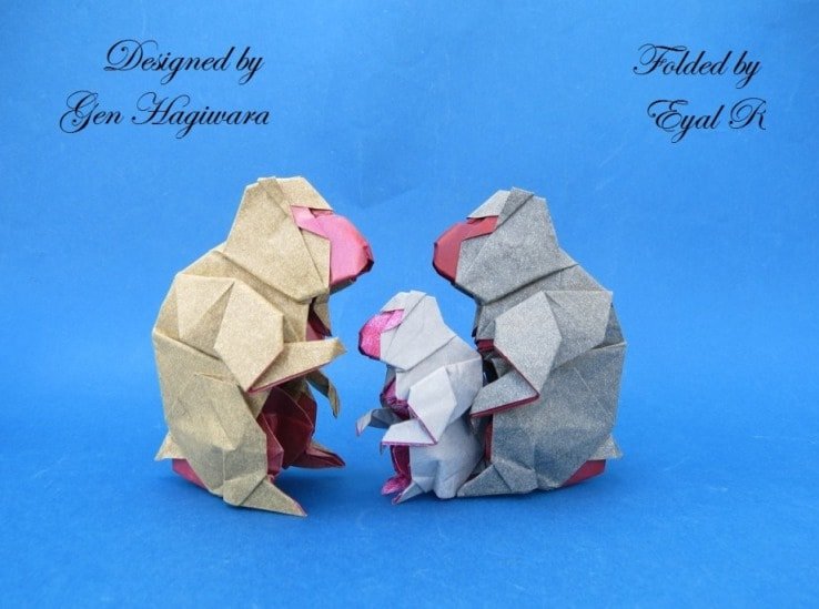 Japanese Macaque Family