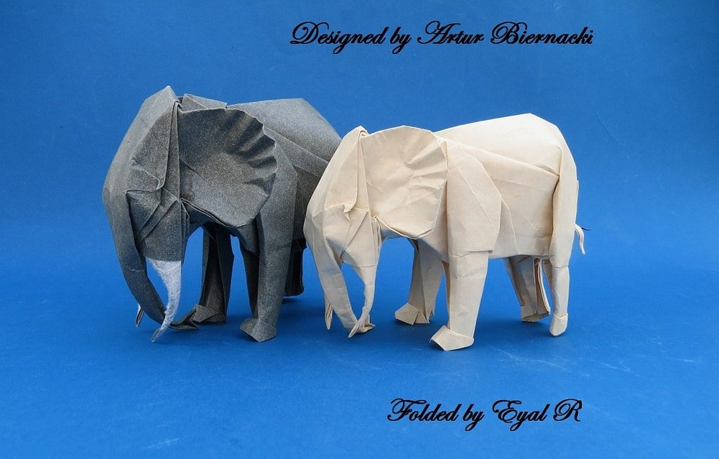 2 Paper Elephants