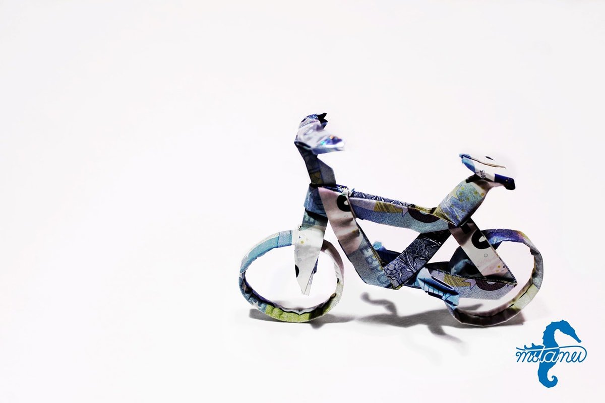 Origami Money Bike