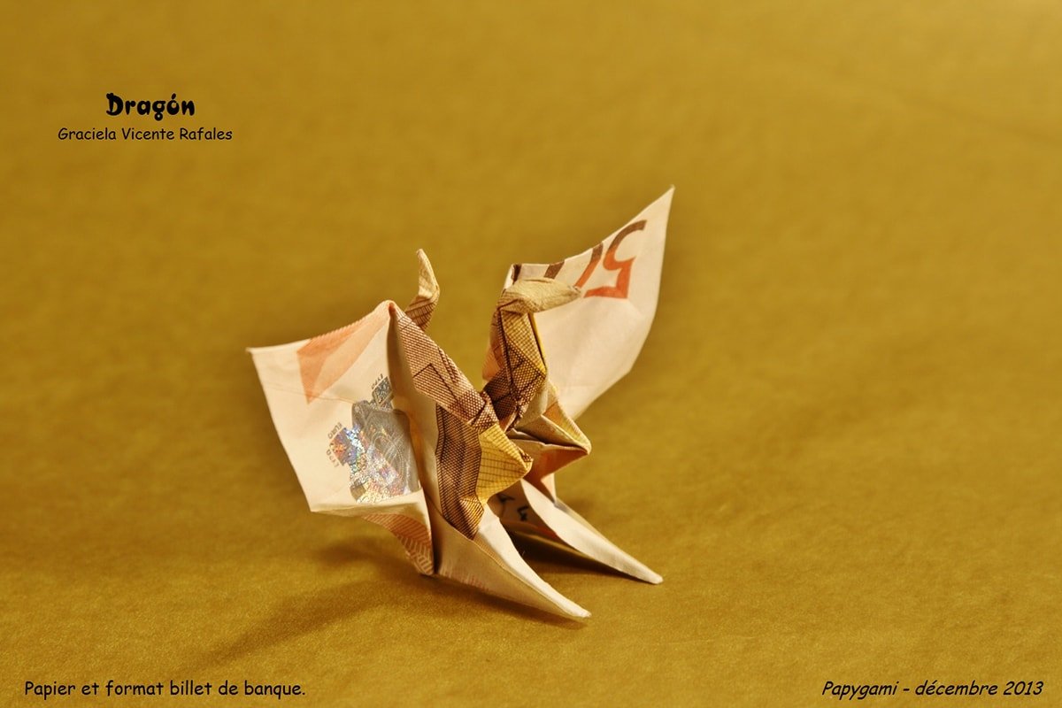 Origami Money Dragon