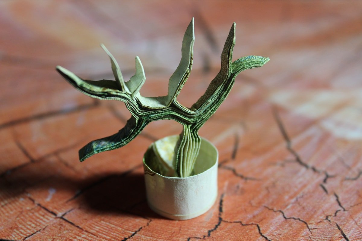 Origami Money Tree