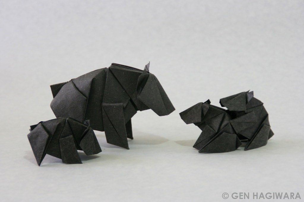 Bear Family by Gen Hagiwara