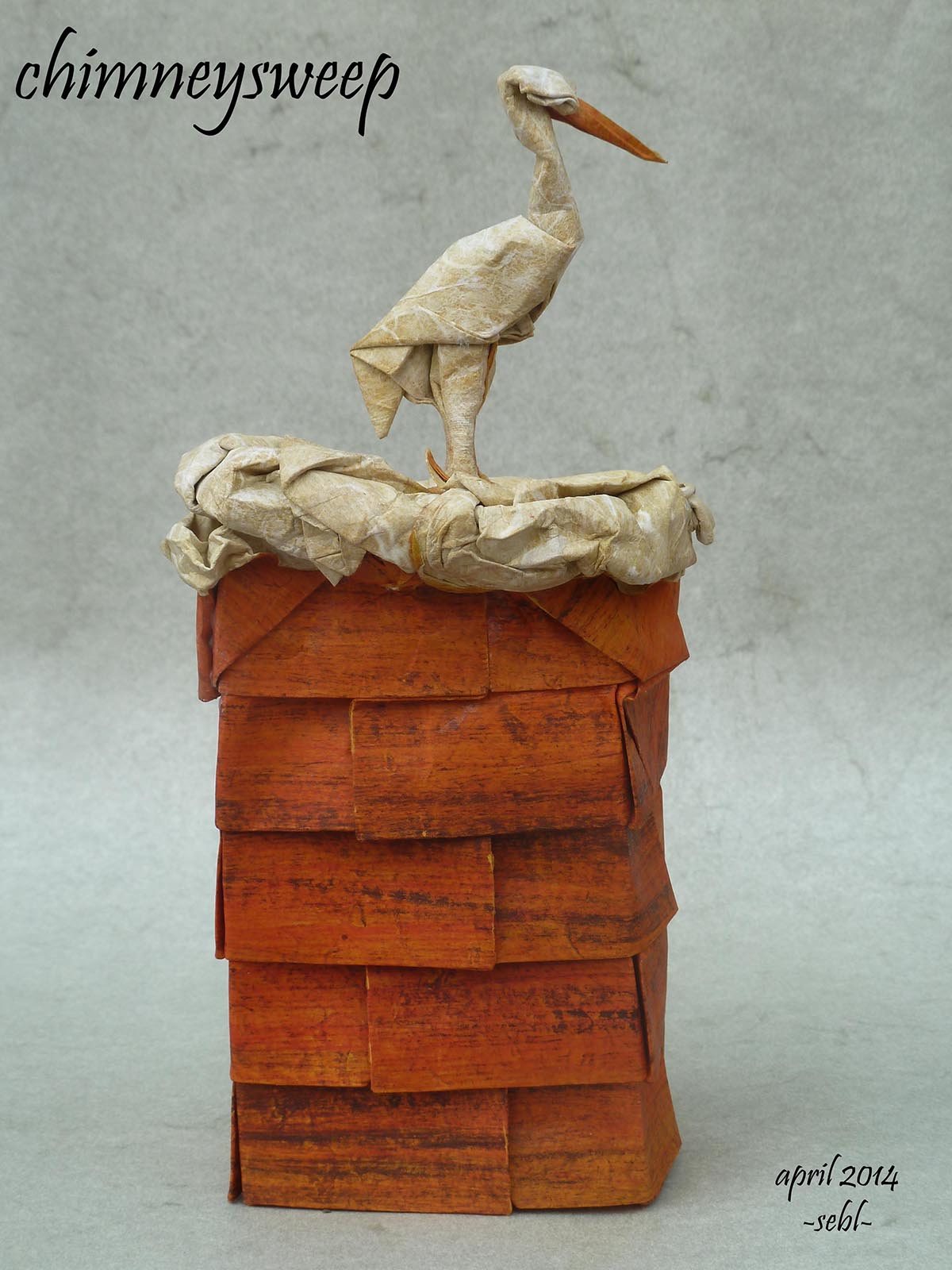 Chimney Sweep Bird by Sebastien Limet