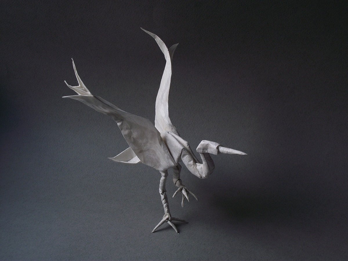 Dancing Crane by Roman Diaz