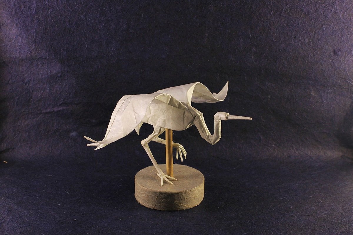 Dancing Crane by Roman Diaz