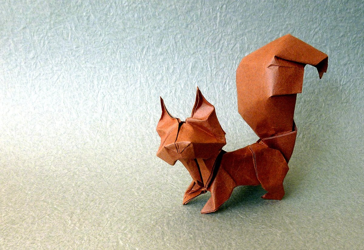 Squirrel Folded by Terry Nicolas