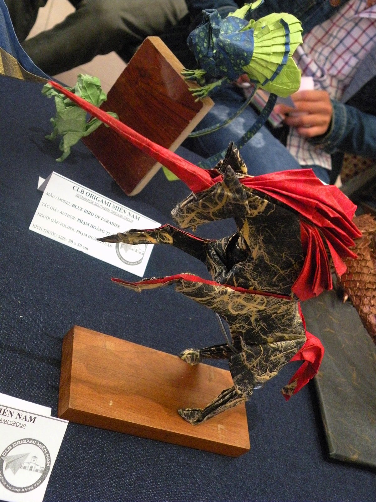 Vietnamese Unicorn Papercraft at Convention