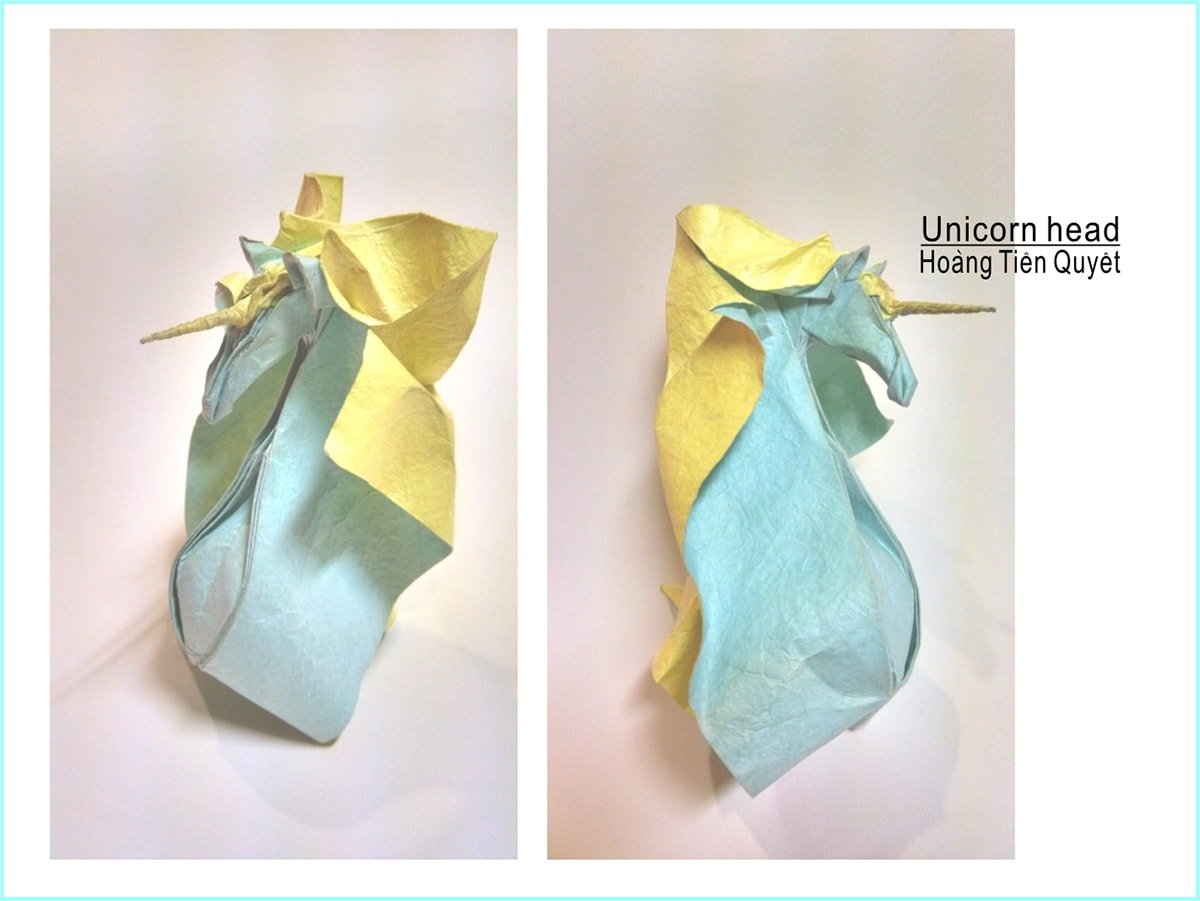 Papercraft Unicorn Head