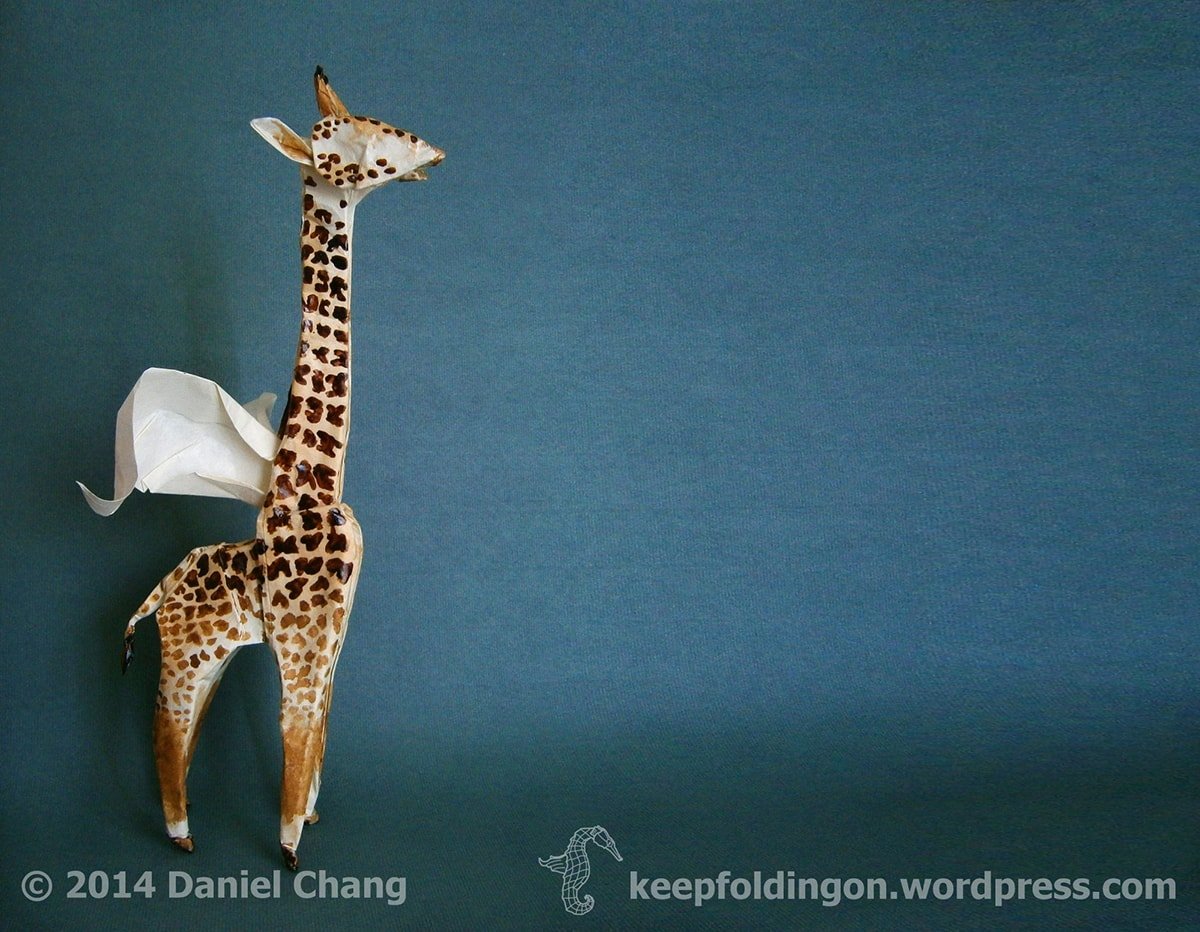 Winged Coffee Giraffe by Daniel Chang