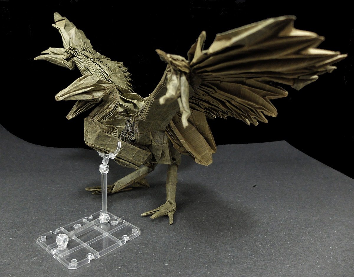 Paper Folded Archaeopteryx