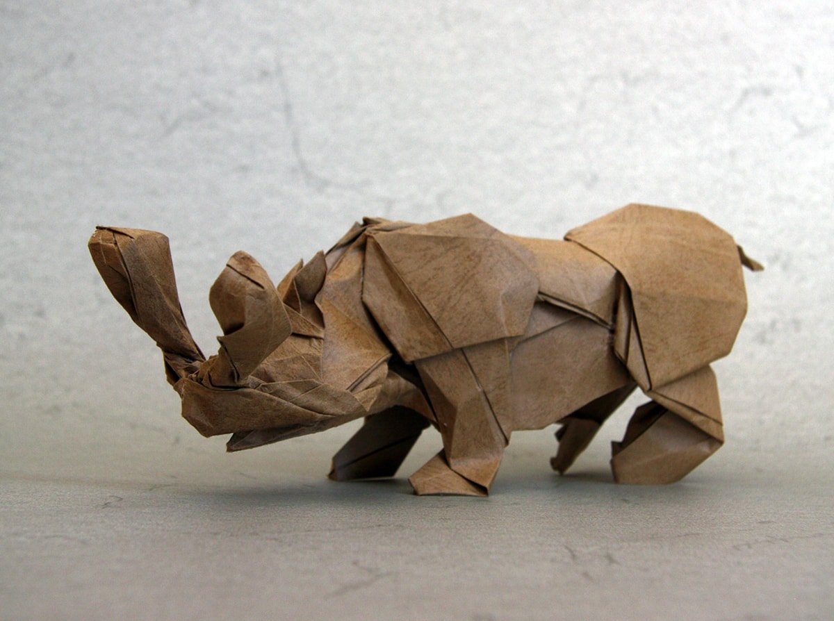 Brontotherium Folded by Terry Nicolas