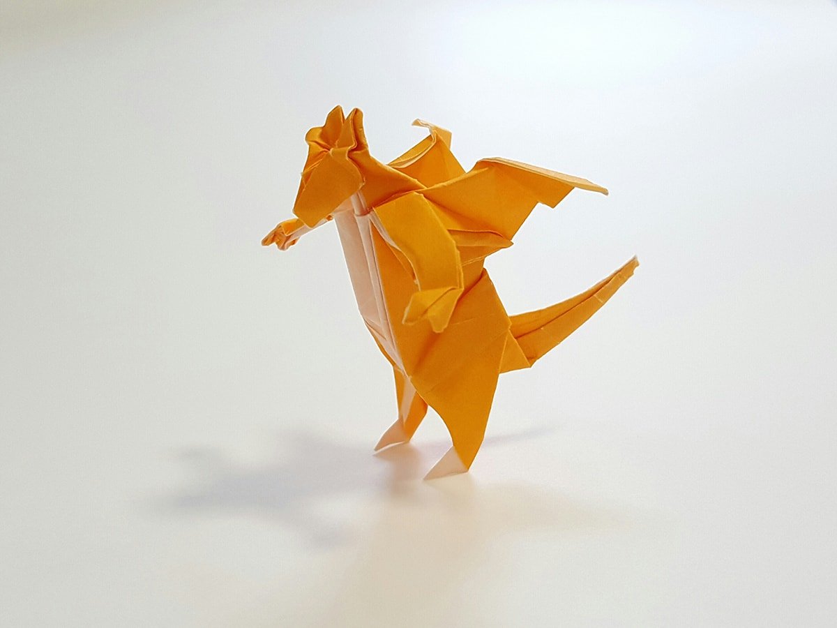 Paper Dragonite