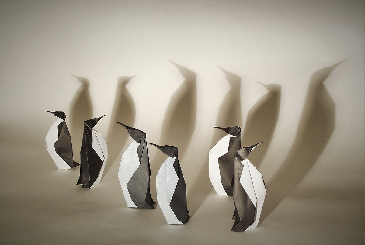 Penguins, Designed and Folded by Edgar