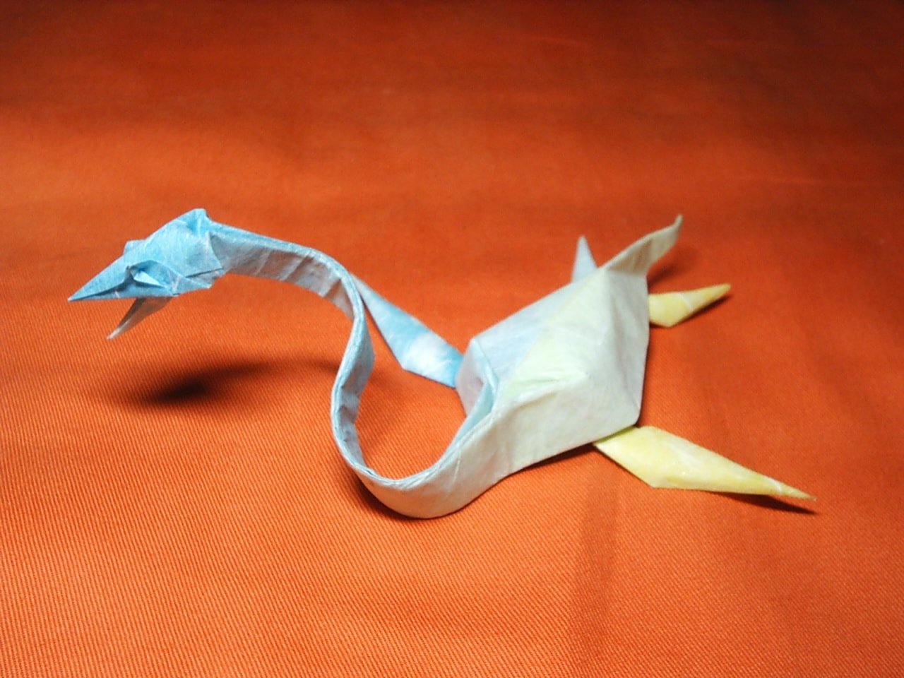 Papercraft Plesiosaurus by Satoshi Kamiya