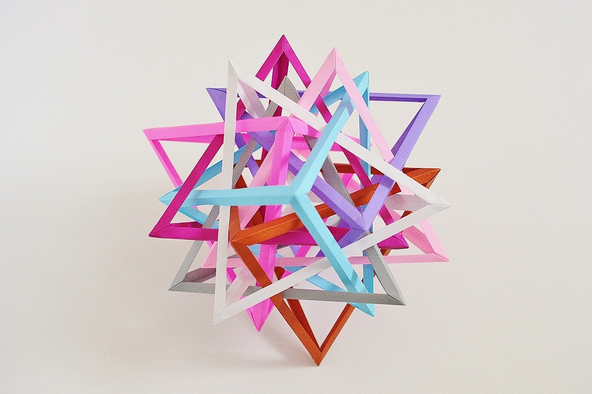 Eight Interlocking Tetrahedra #4 (Byriah Loper)